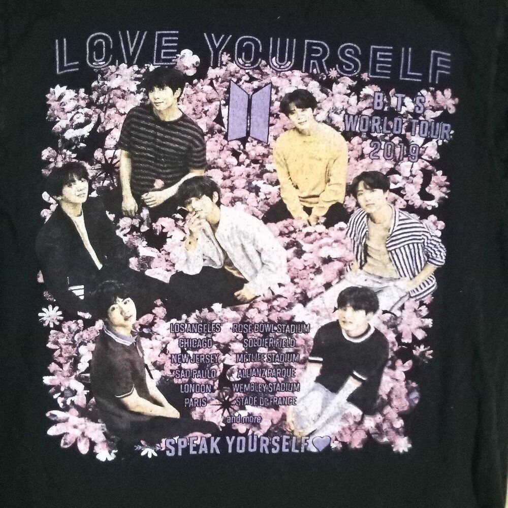 BTS World Tour 2019 Love Yourself Speak Yourself T-Shirt